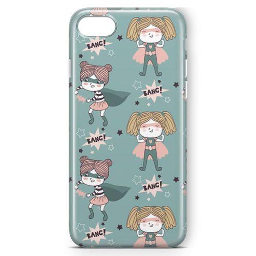 Apple iPhone SE 2020 Kılıf Bang Bang Girl Arka Kapak Koruma Desenli Full Koruyucu