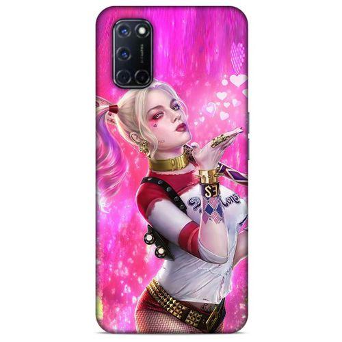 Oppo A92 Uyumlu Kılıf Harley Quinn (4) Koruma Kılıfı Fuşya