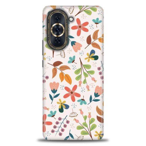 Huawei Nova 10 Kılıf HD Baskılı Kılıf - Renkli Dallar + Tam Ekran Koruyucu