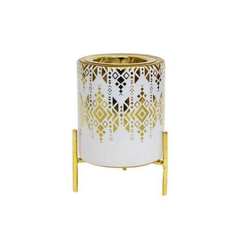 Buhurdanlık Metal Ayaklı Altın Dekorlu