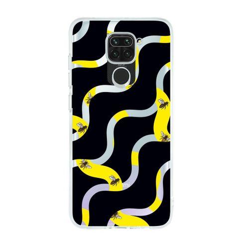 Xiaomi Redmi Note 9 Wavy Bee Premium Şeffaf Silikon Kılıf