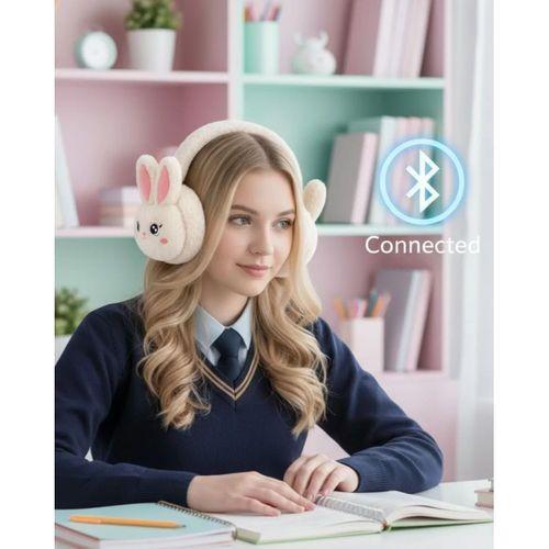 Kablosuz Tavşan Tasarımlı Bluetooth Kulaklık Tf Kart Destekli