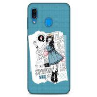 Sokak Modası 50 Samsung Galaxy A30 Kılıf Desenli Silikon