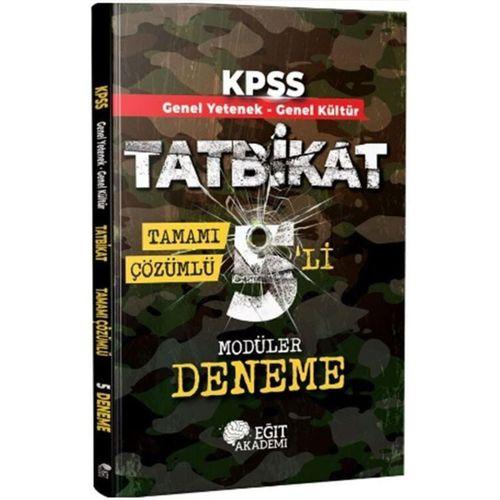 KPSS GYGK Tatbikat Çözümlü 5 Deneme Mehmet Eğit