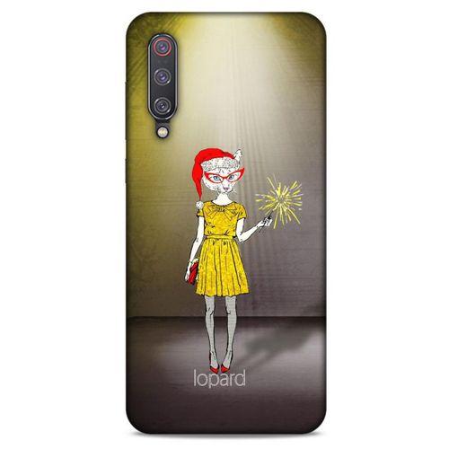 Xiaomi Mi 9 Kılıf FunnyMaX (32) Soft Silikon Kılıf Turuncu Kahve