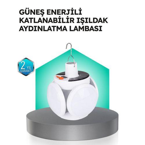Pratik Katlanabilir Solar LED Aydınlatma Lambası
