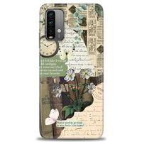 Xiaomi Redmi 9T Kılıf HD Baskılı Kılıf - Daisy Rose + Tam Ekran Koruyucu