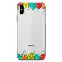 Apple iPhone XS Kılıf Paskalya Bayramı Arka Kapak Koruma Desenli Full Koruyucu