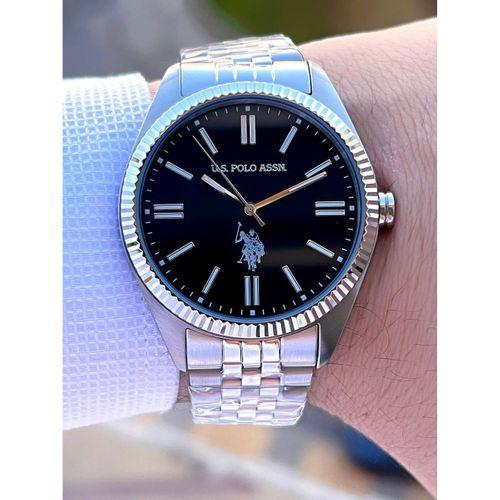 U.S.Polo Assn Çelik Kasa Ve Kordon 2 Yıl Garantili 3 Atm Suya Dayanıklı Erkek Kol Saati FS1096.03