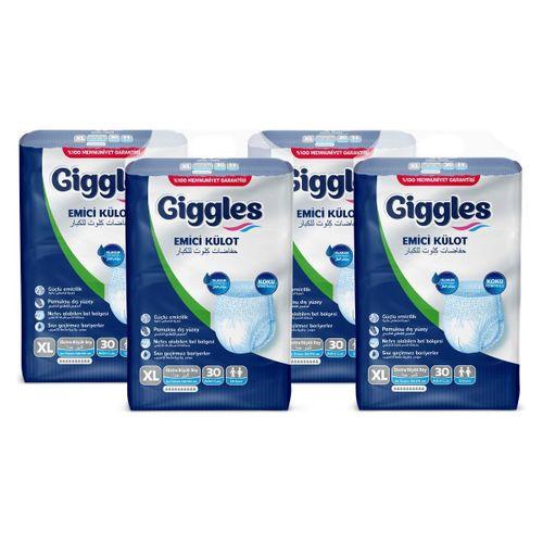 GİGGLES Emici Külot Ekstra Large 30'lu 4 Paket (120 Adet)