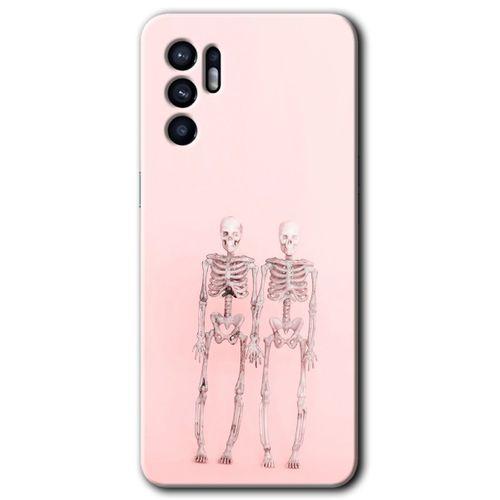 Oppo Reno 6 Kılıf HD Desen Baskılı Arka Kapak - Yaşayan Çift
