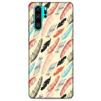 Huawei P30 Pro Kılıf Desenli Özel Seri Tüyler (48) Bumper Kılıf