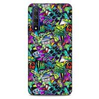 Graffitix (1) Desenli Silikon Kapak Huawei P Smart S Y8P Kılıf