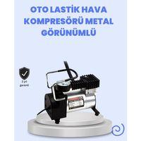 Dc 12v Metal Hava Kompresörü Araç Lastik Şişirme 35l/dk
