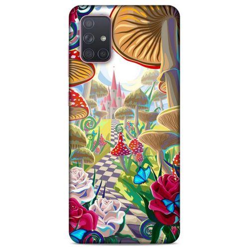 Lopard Samsung Galaxy A71 Uyumlu Kılıf Manipülasyon ☻ (26) Tpu Silikon Kılıf Desenli