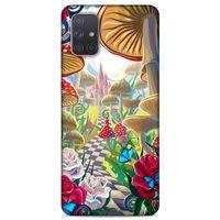 Lopard Samsung Galaxy A71 Uyumlu Kılıf Manipülasyon ☻ (26) Tpu Silikon Kılıf Desenli