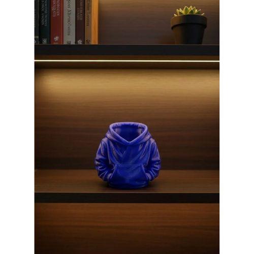 Dekoratif Lacivert Hoodie Kalemlik 10x10 Cm