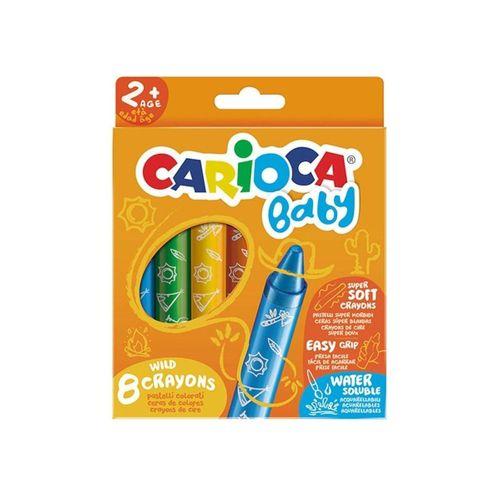 Carioca Carioca Jumbo Bebek Elleri Kirletmeyen Pastel Boya Kalemi 8li