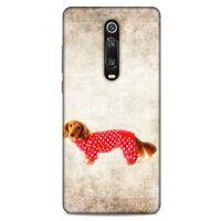 Xiaomi Redmi K20 Kılıf Köpek Kıyafetleri (30) Silicone Case Dacshund Pijama