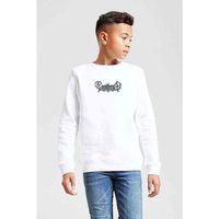 Ensiferum Logo Baskılı Unisex Çocuk Beyaz Sweatshirt