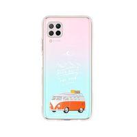 Huawei P40 Lite Rota Belli Desenli Premium Şeffaf Silikon Kılıf