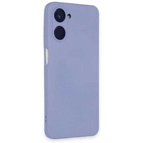 Realme 10 4G Kılıf Nano içi Kadife  Silikon - Lila