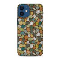 Apple iPhone 12 Mini Kılıf Pastel Renkler (37) Silicone Cover Beyaz Açık Yeşil