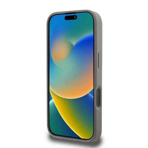Apple iPhone 16 Pro Kılıf DKNY Orjinal Lisanslı M-safe Şarj Özellikli 3D Yazılı Checkered Pattern Kapak
