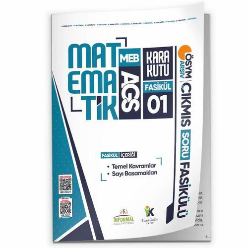 2026 MEB AGS Matematik Kara Kutu 1 Fasikül ÖSYM Çıkmış Soru Temel Kavramlar Sayı Basamakları Modüler