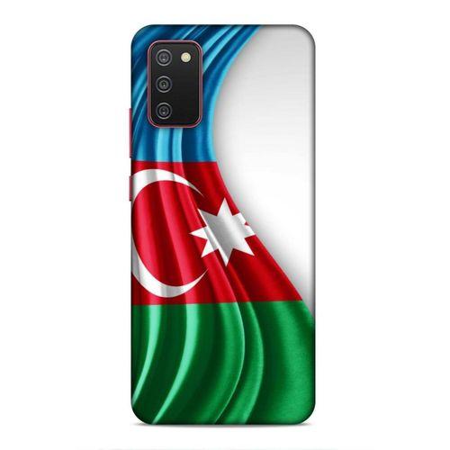 Samsung Galaxy A02s Uyumlu Kılıf Azarbaijan (21) Koruyucu Kapak Bayrak
