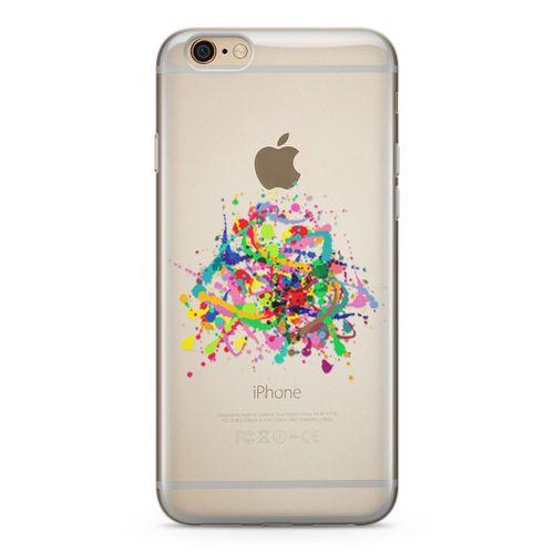 Apple iPhone 6 6s Kılıf Suluboya Afiş Arka Kapak Koruma Desenli Full Koruyucu