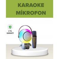 Astronot Tasarımlı Bluetooth Speaker Ve Kablosuz Mikrofon Karaoke Seti