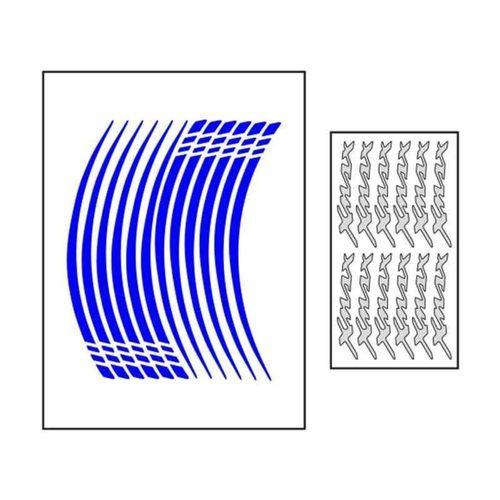 YAMAHA Yamaha Reflektör Mavi Iv Xmax Uyumlu 1 Set Jant Şeridi