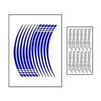 YAMAHA Yamaha Reflektör Mavi Iv Xmax Uyumlu 1 Set Jant Şeridi