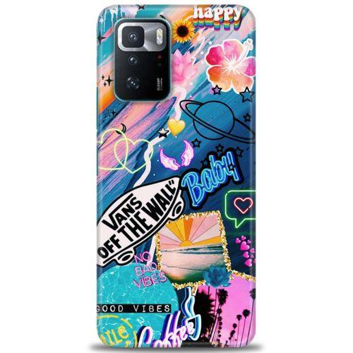 Xiaomi Poco X3 GT Kılıf HD Baskılı Kılıf - Happy Vans + Tam Ekran Koruyucu