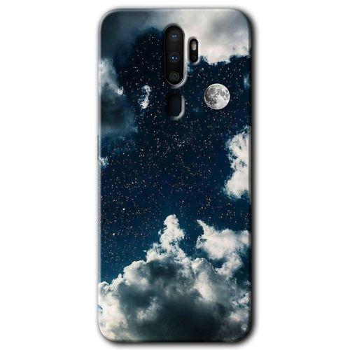 OPPO Oppo A9 2020 Kılıf HD Desen Baskılı Arka Kapak - Gece Gökyüzü