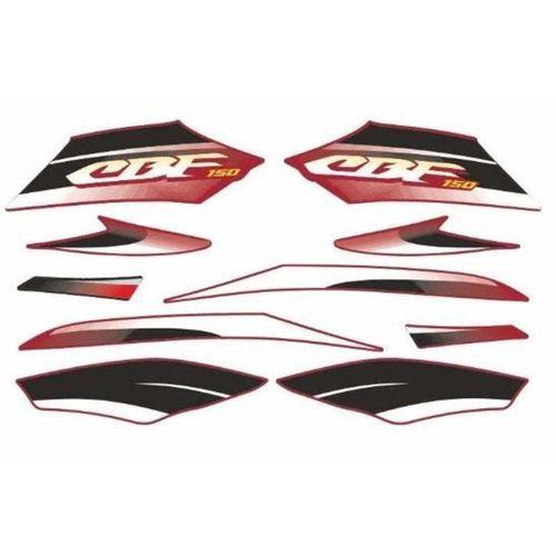 HONDA CBF 150 UYUMLU STICKER SETI SİYAH 002