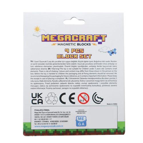 Megacraft 9 Parça Çiçekli Yaprak Çimen Blok