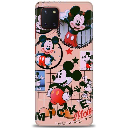 Samsung Galaxy A81 / Note 10 Lite Kılıf HD Baskılı Kılıf - Mickey Mouse + Tam Ekran Koruyucu