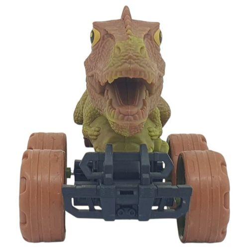 Sürtmeli Dinazor Arabalar 12 cm - H-20 - Stegosaurus -Kahverengi