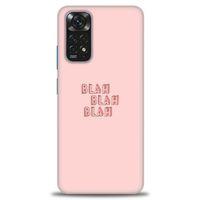 Xiaomi Redmi Note 12 4G Kılıf HD Baskılı Kılıf - Blah Blah + Tam Ekran Koruyucu