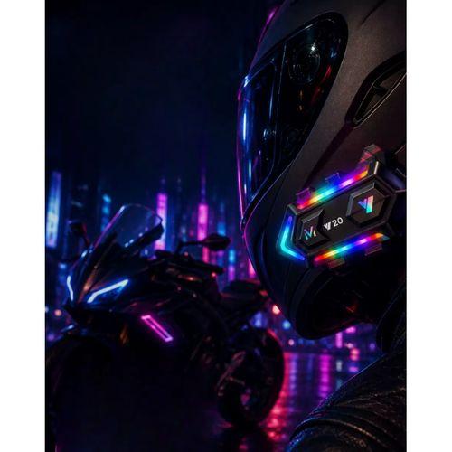 Bt5.3 Motosiklet Kask İletişim Sistemi Çift Telefon Destekli