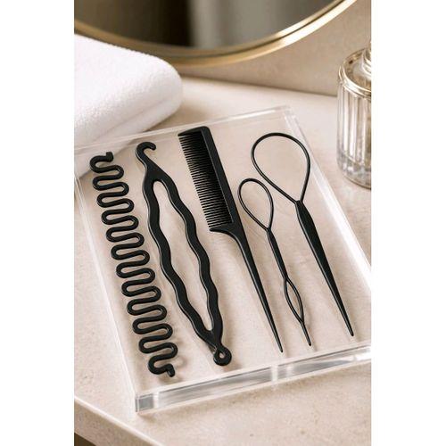 Monalisa Home Gösterişli Siyah Renk Saç Şekillendirici Set