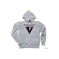 Pearl Jam Triangle Gri Kapşonlu Sweatshirt Hoodie