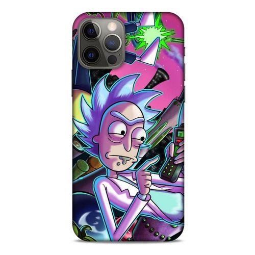 Apple iPhone 12 Pro Uyumlu Kılıf Rick And Morty (20) Koruyucu Kılıf MC Haps