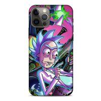 Apple iPhone 12 Pro Uyumlu Kılıf Rick And Morty (20) Koruyucu Kılıf MC Haps
