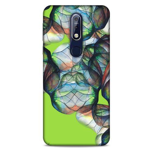 Y.Liva-2021 Özel Seri Yeşillik Nokia 7.1 Kılıf Silikon Kapak