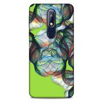 Y.Liva-2021 Özel Seri Yeşillik Nokia 7.1 Kılıf Silikon Kapak