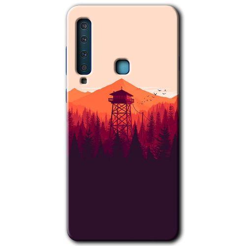 Galaxy A9 2018 Kılıf HD Desen Baskılı Arka Kapak - Gözlem Kulesi