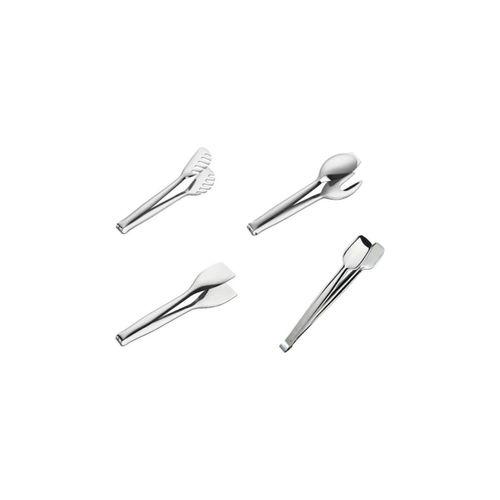 Nehir 4'lü Çelik Maşa Seti Pasta+ızgara+servis+makarna Maşa Çelik